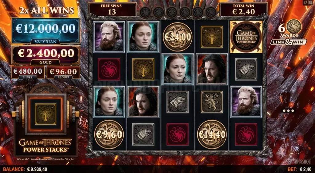 Game of Thrones Power Stacks